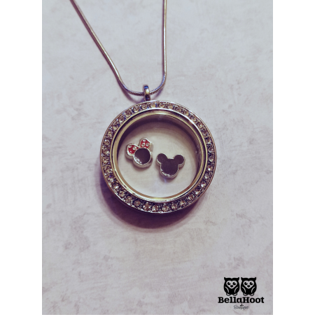 Floating Locket - MOUSE EARS Floating Locket - MOUSE EARS